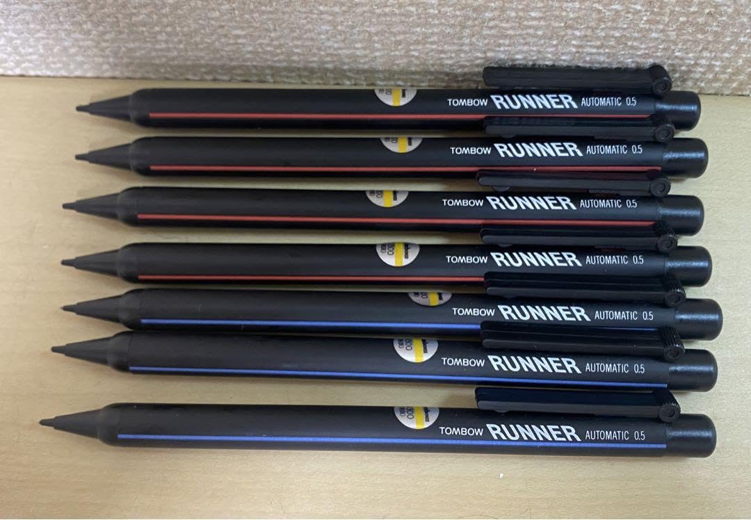 Amazon.co.jp: Tombow Runner AUTOMATIC Mechanical Pencil, 7 Pieces